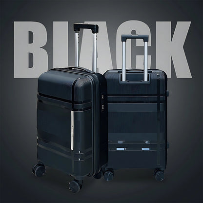 Mix Color Hard-Shell Luggage Trolley 4-Pc (set) Your Brand