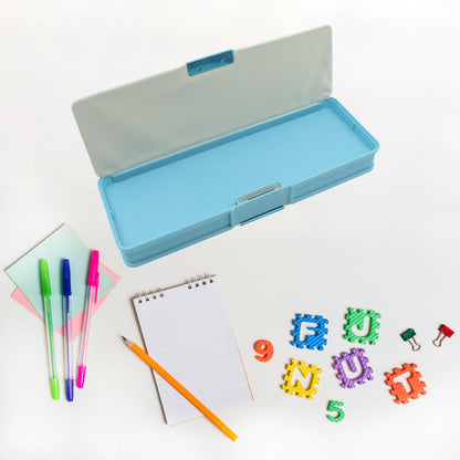 Your Brand magnetic geometry box for students with pens, notepad, and colorful letter magnets