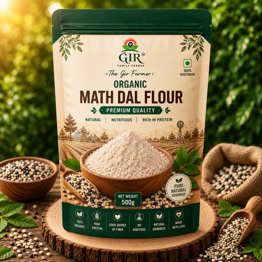 Organic Math Dal Flour - Premium Quality