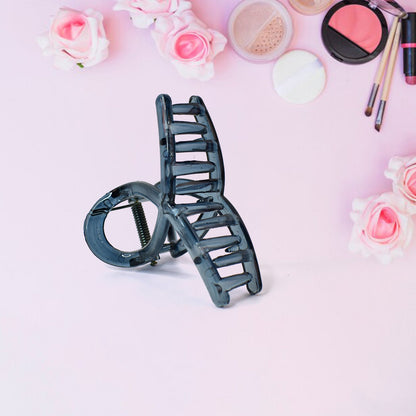 Matte hair barrette clamp in black for stylish hair styling and secure hold