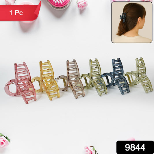 Set of colorful matte hair barrette clamps in various shades for secure hairstyle holding