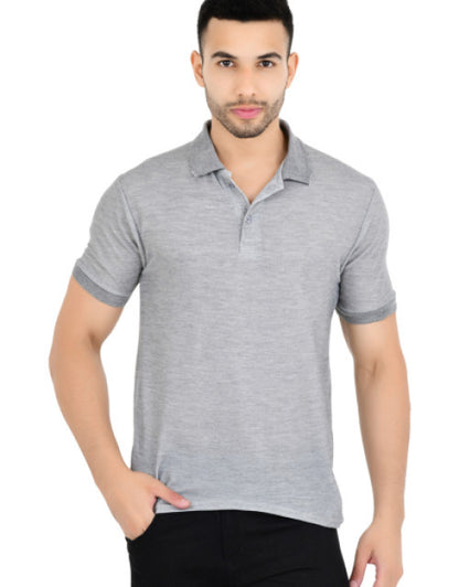 Dropdash men's multicolor polo t-shirt pack in gray with comfortable fit and classic collar
