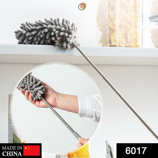 Your Brand microfiber fan cleaning duster with extendable handle for easy dusting in hard-to-reach places