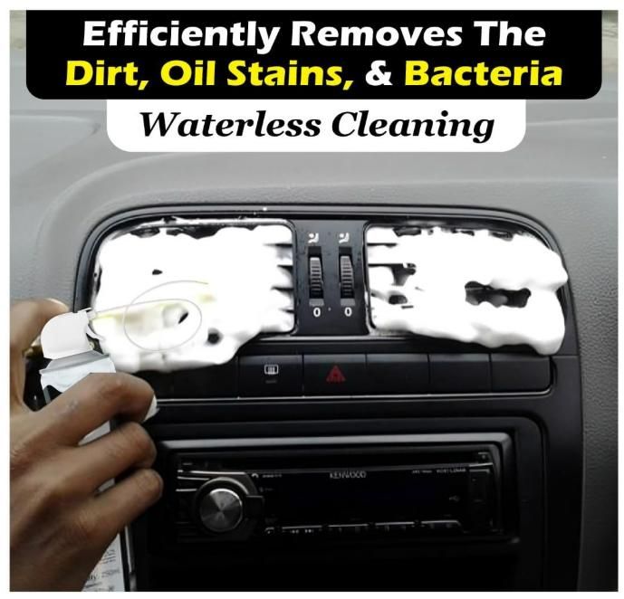 Foaming AC vent cleaner for home efficiently removing dirt oil stains and bacteria with waterless cleaning