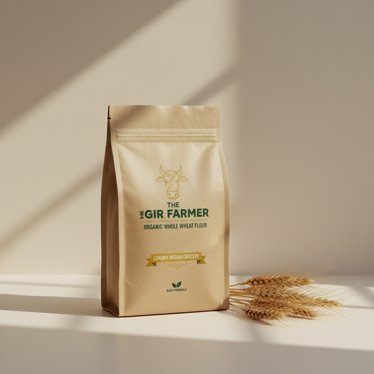 The Gir Farmer Organic Whole Wheat Flour | Stone Ground Atta Made from Premium Organic Wheat