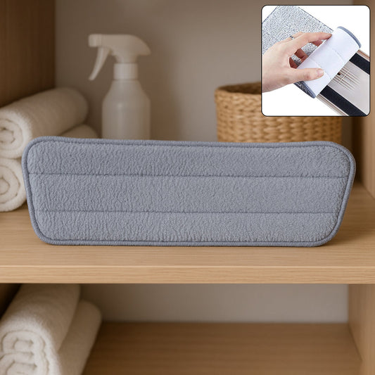 High-Quality 40x13 cm Reusable Flat Mop Microfiber Cleaning Pad Refill (1 Pc) Your Brand
