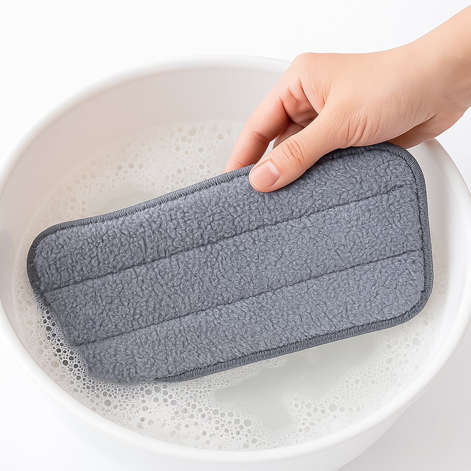 High-Quality 40x13 cm Reusable Flat Mop Microfiber Cleaning Pad Refill (1 Pc) Your Brand