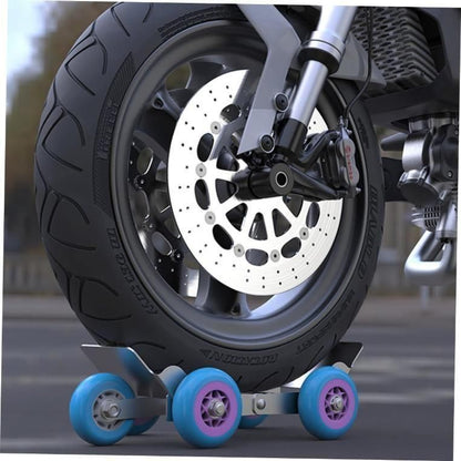Motorcycle flat tire emergency tool designed for quick tire changes on the roadside