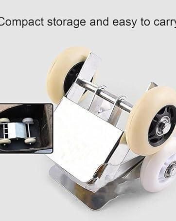 Compact motorcycle flat tire emergency tool designed for easy storage and portability