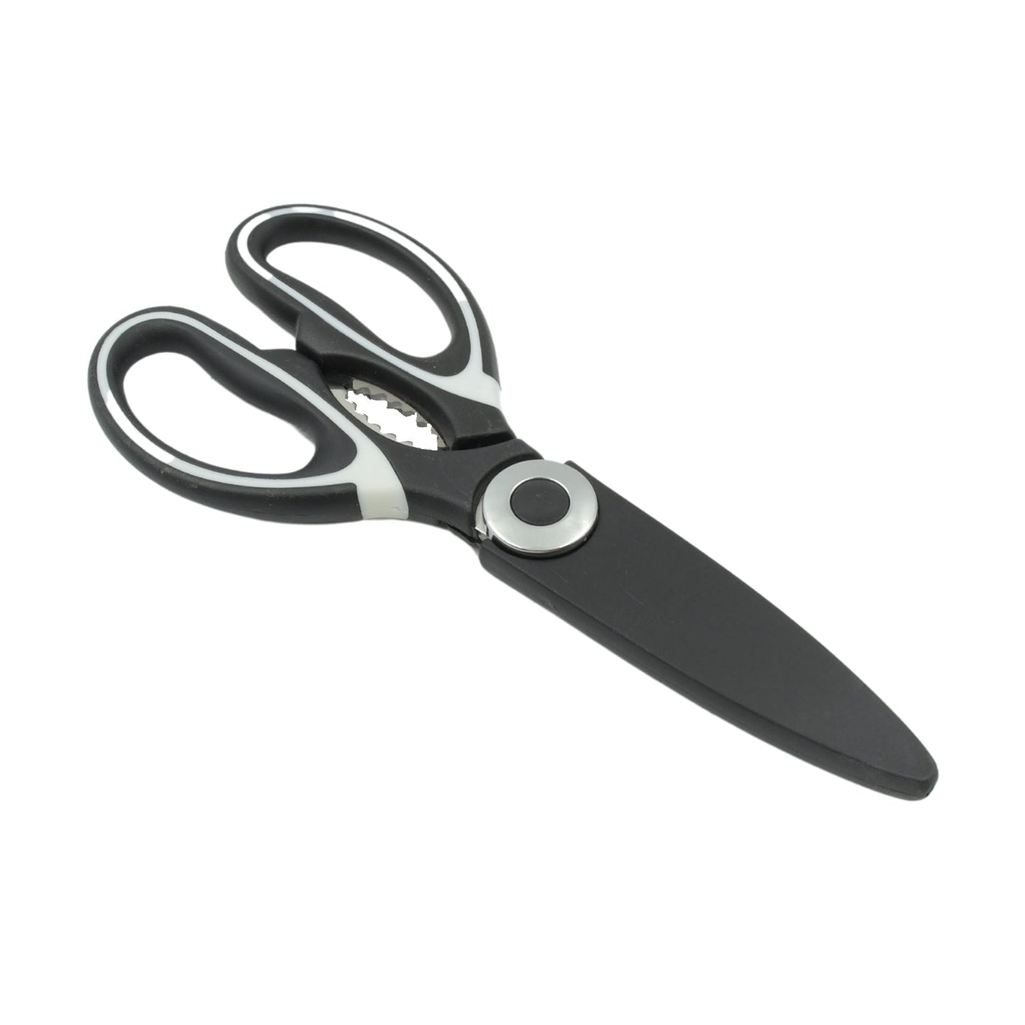 Your Brand multi function kitchen scissors with ergonomic handles for versatile kitchen tasks