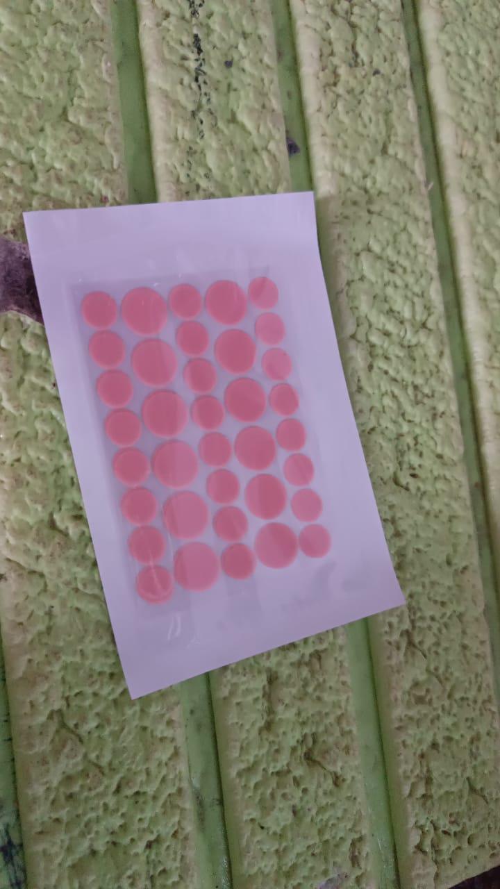 Your Brand natural acne spot treatment patches in a clear packaging designed for blemish care