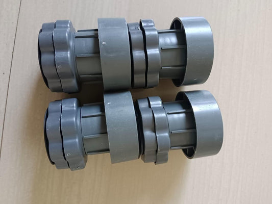 Gray plastic noise reducing washing machine feet by The Gir Farmer for appliance stability and vibration control