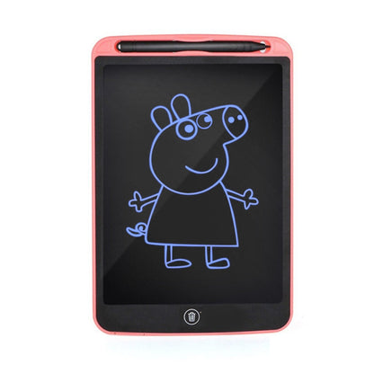 Your Brand LCD writing tablet for kids with a cute Peppa Pig drawing on the screen