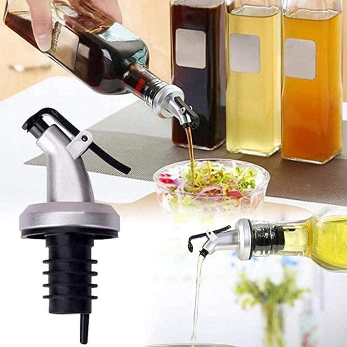Oil dispenser bottle for kitchen featuring a spout for easy pouring and drip-free design