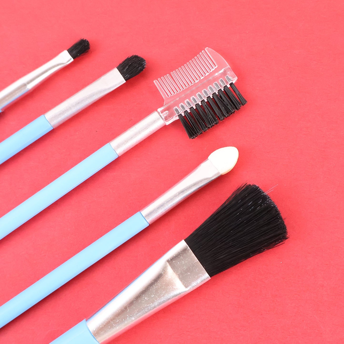 Your Brand organic makeup brushes set featuring various brush styles for flawless application