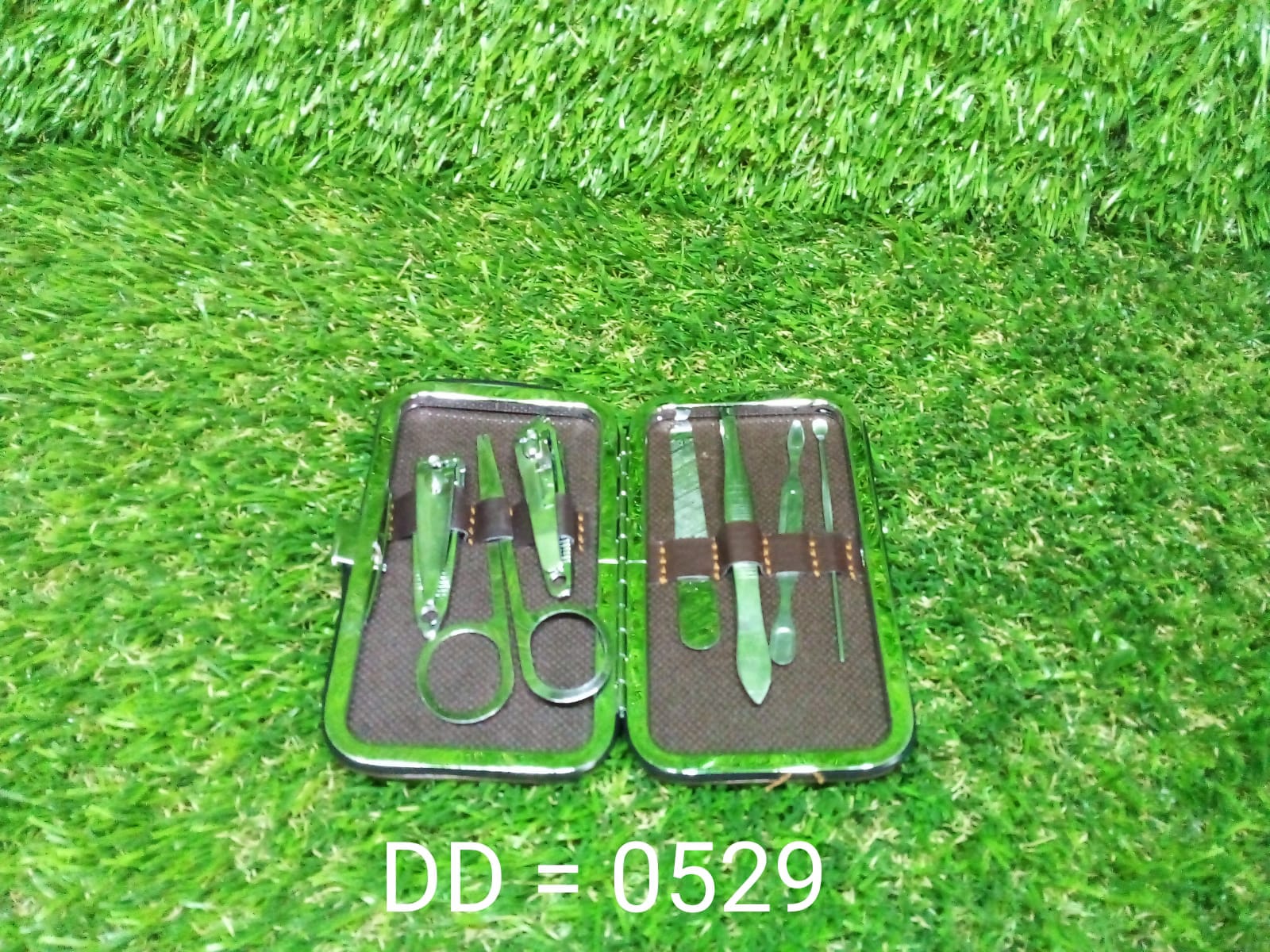 Your Brand Pedicure Manicure Kit for Women with Stainless Steel Tools in a Compact Case