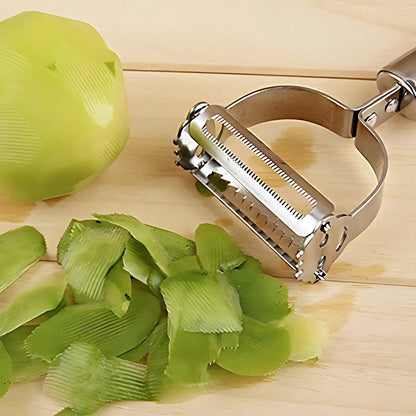 Heavy Duty 2-in-1 Multipurpose Stainless Steel Vegetable Peeler and Julienne Cutter Your Brand