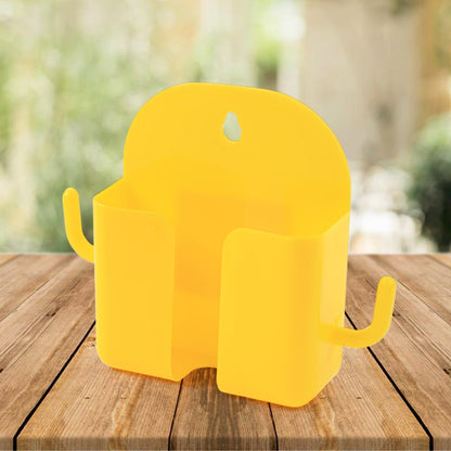 1 Pc Wallmount Mobile Stand With Hook for and stuffs purposes. (Mix Color / 1 Pc) Your Brand