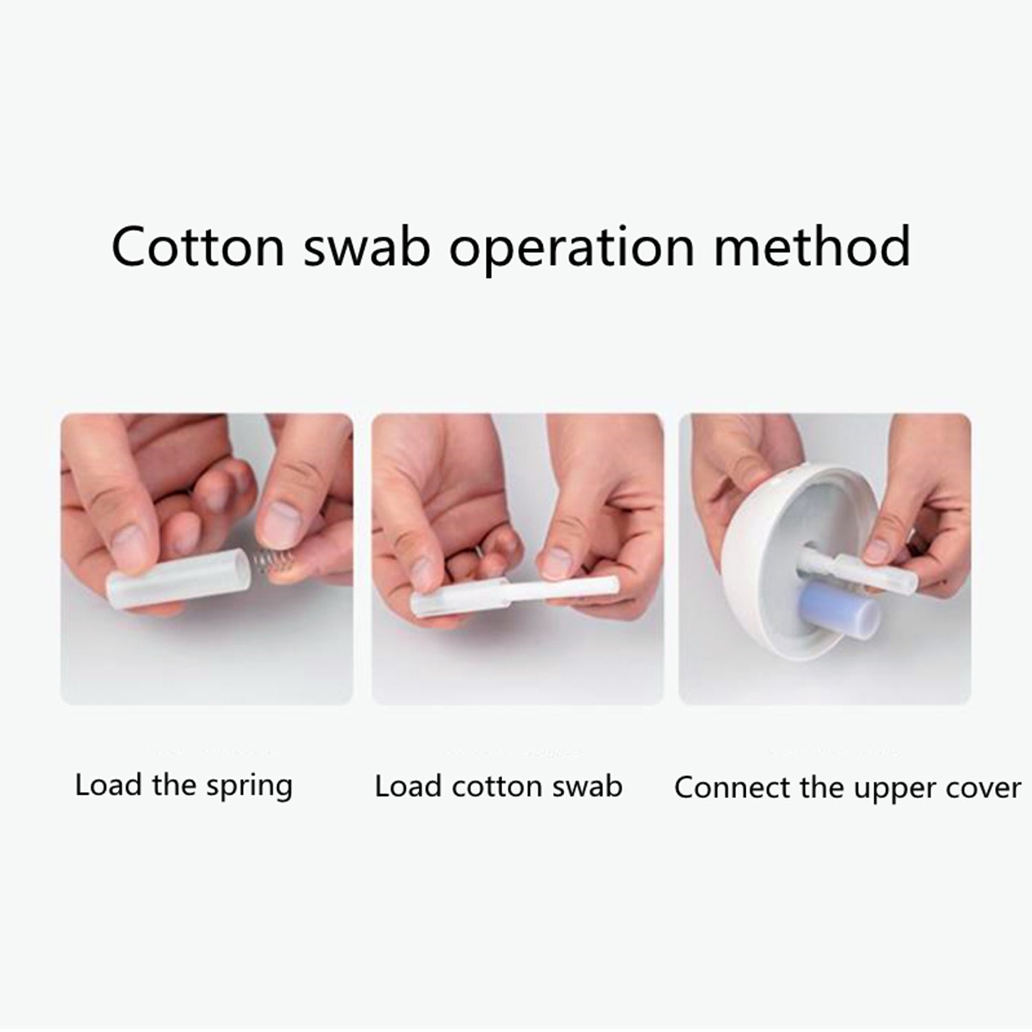 Step-by-step guide for using the planet light humidifier with cotton swab operation method