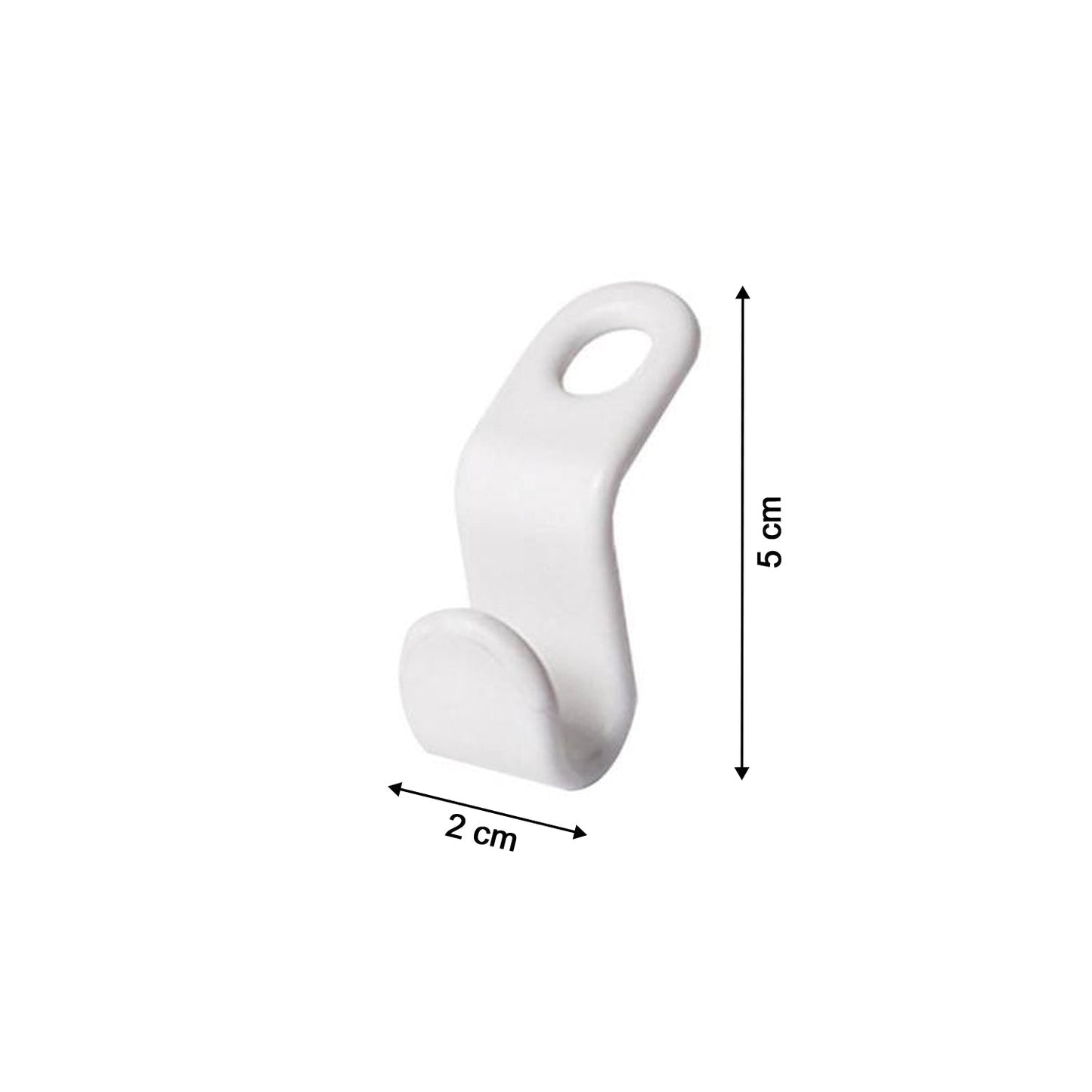 White plastic non-slip clothes hanger with a secure grip for organized laundry storage