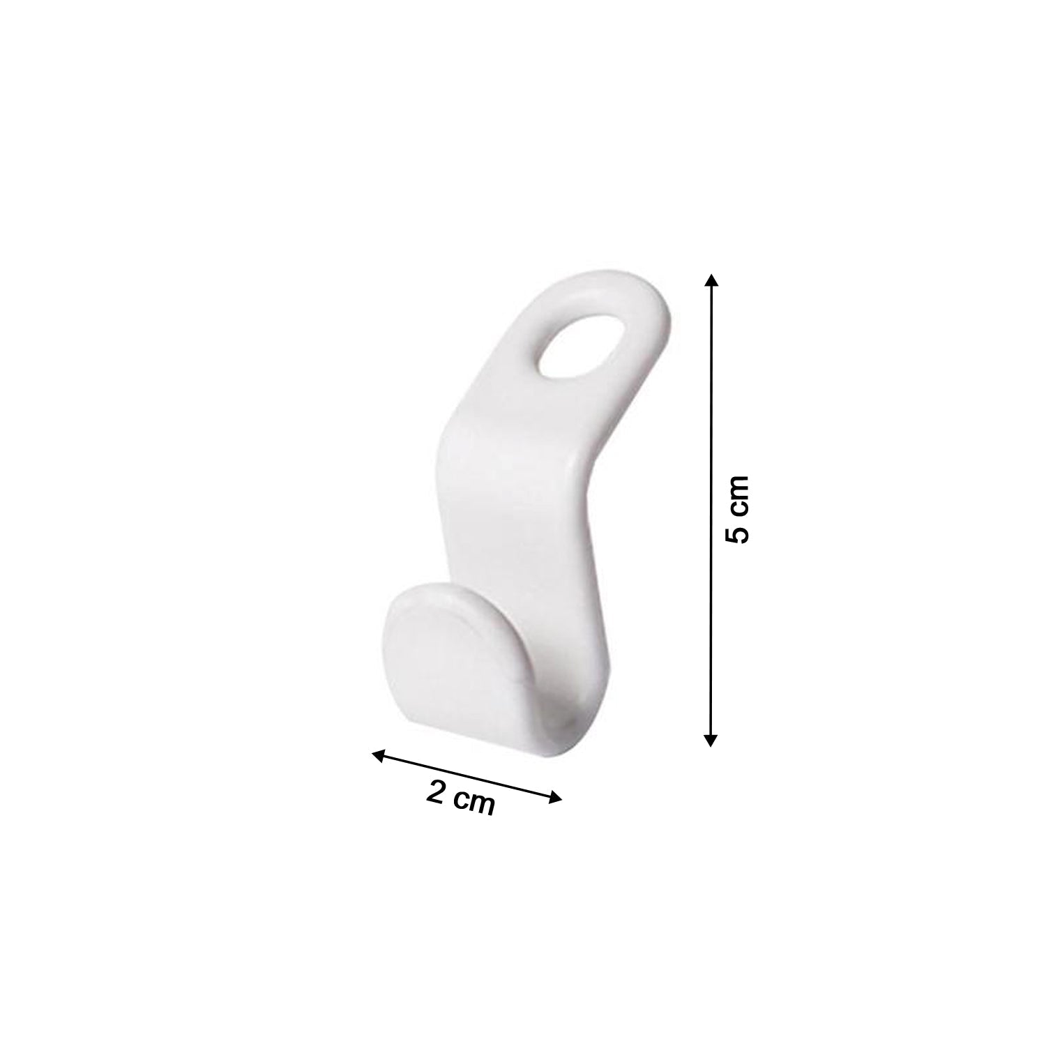 White plastic non-slip clothes hanger with a secure grip for organized laundry storage