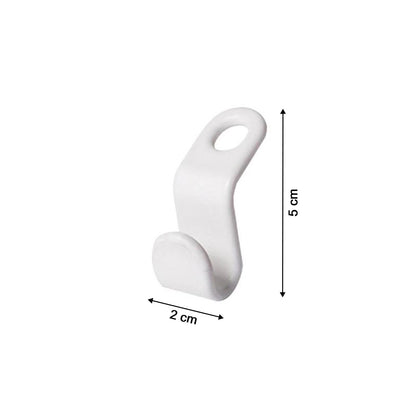 White plastic non-slip clothes hanger with a secure grip for organized laundry storage