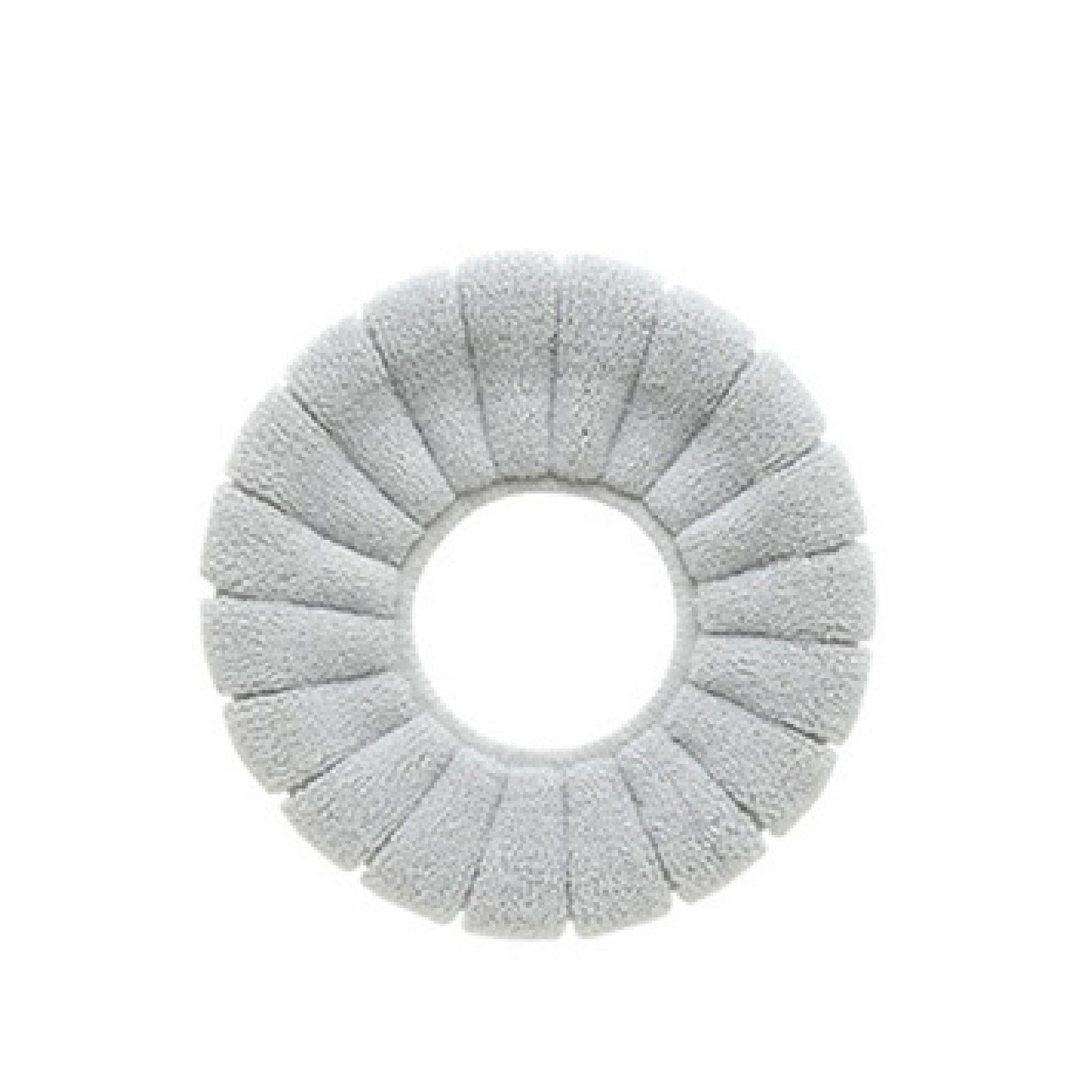 Your Brand plush toilet seat cover in soft gray for added comfort and warmth in bathrooms