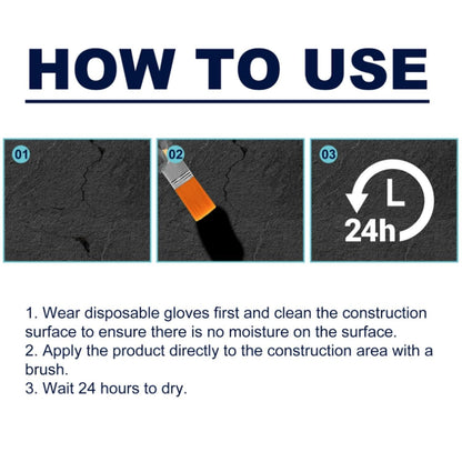 Step-by-step guide showing how to apply the best waterproofing solution for roofs with brush and drying time