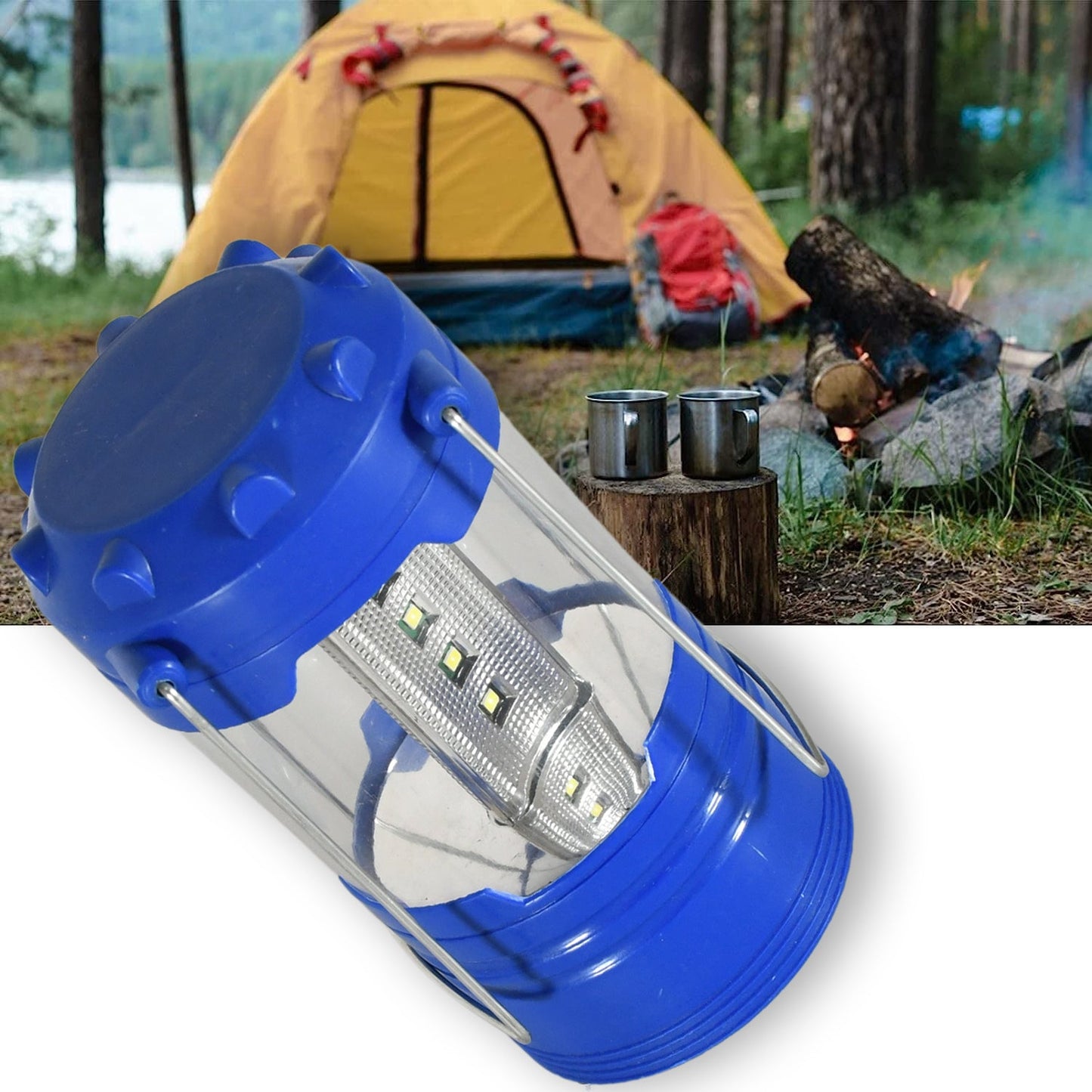 Your Brand portable camping lantern waterproof with bright LED light for outdoor adventures
