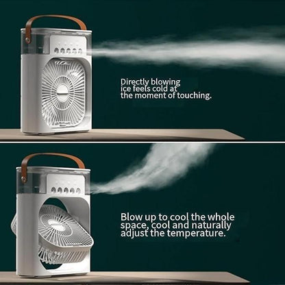 The Gir Farmer portable fan for home and office with adjustable vents and cooling mist feature