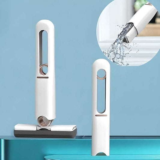 Portable mini mop with a sleek design for easy cleaning in tight spaces