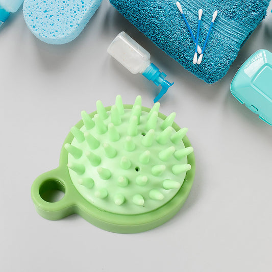 Your Brand portable scalp massage comb designed for relaxation and improved circulation in hair care
