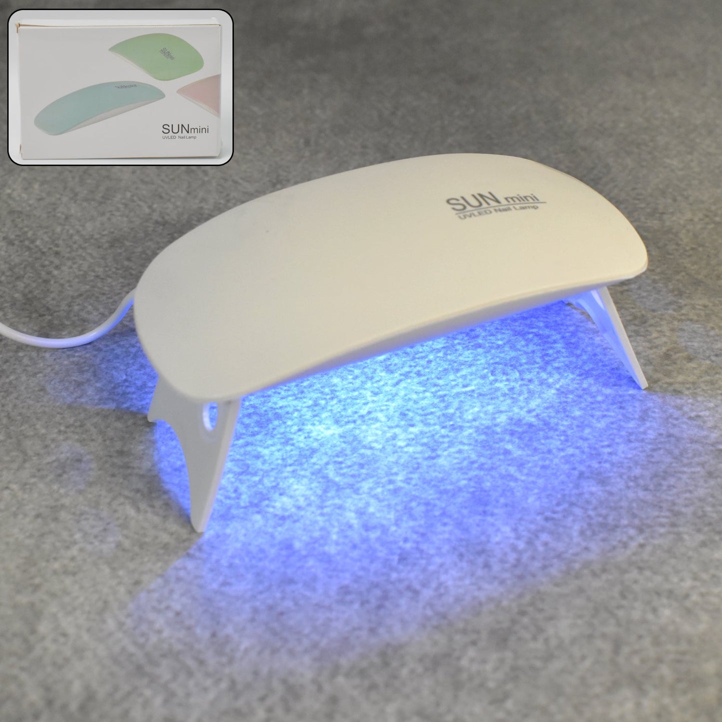 Your Brand portable UV LED nail lamp for quick and efficient nail drying at home or on the go