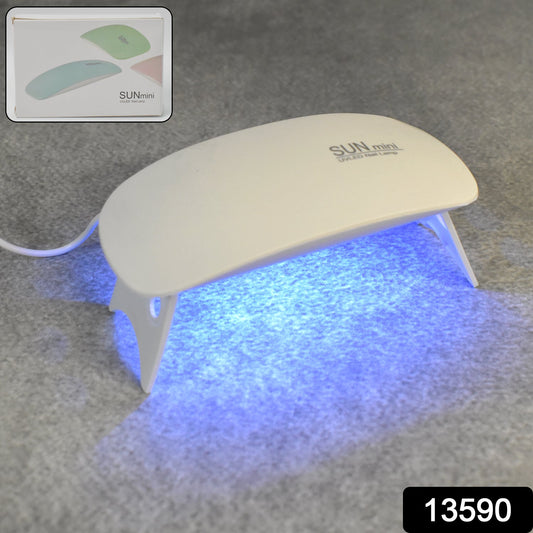 Your Brand portable UV LED nail lamp featuring a sleek design for easy home manicures