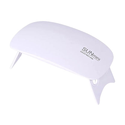 Your Brand portable UV LED nail lamp in white for quick and efficient nail drying