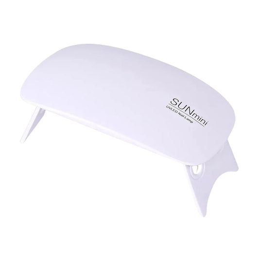 Your Brand portable UV LED nail lamp in white for quick and efficient nail drying