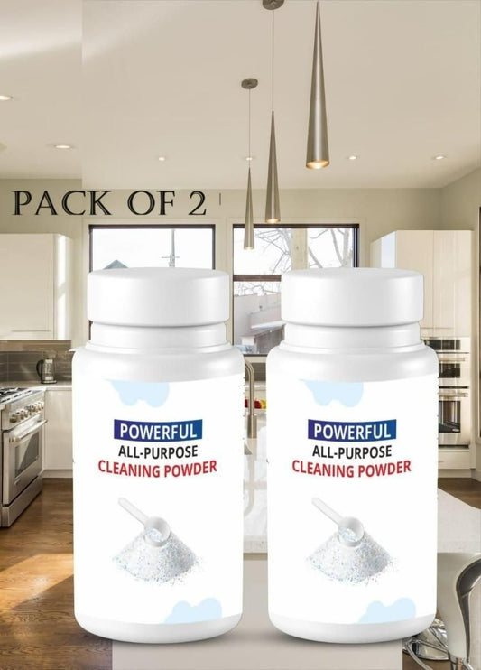 Pack of 2 Powerful All-Purpose Kitchen Cleaning Powder for Effective Home Cleaning