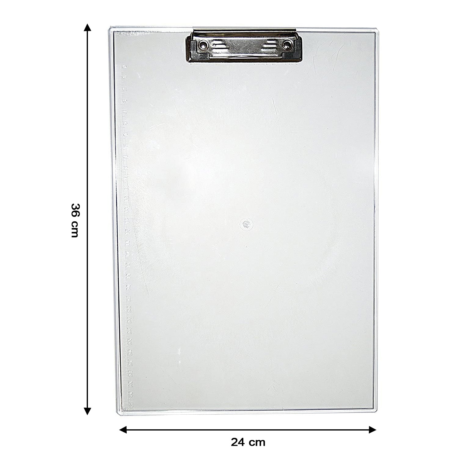 Your Brand Premium Transparent Exam Pad with a sturdy clip for easy note-taking and organization