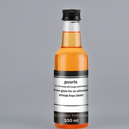 Puuris glass cleaning agent powerful stain remover in 100ml bottle for streak-free clean
