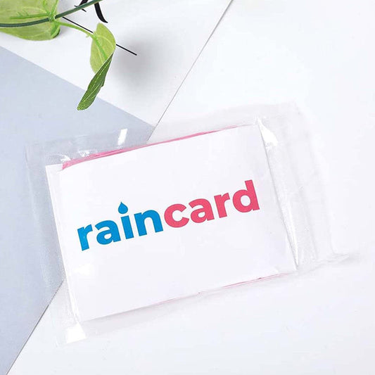 Your Brand waterproof rain coat pouch packaged neatly for easy storage and travel