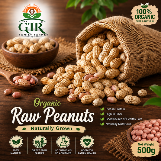 Organic raw peanuts in a bowl, high in fiber and protein, perfect for healthy snacks and cooking