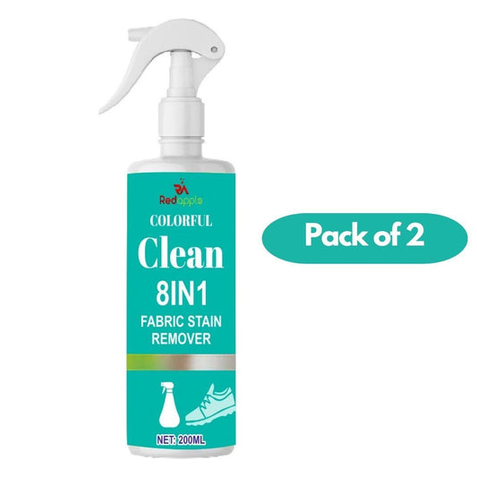 Organic fabric stain remover by Red Apple in a spray bottle, pack of 2 for effective cleaning