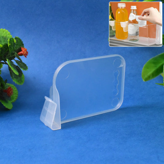 Clear acrylic refrigerator organizer bins designed for easy storage of bottles and containers