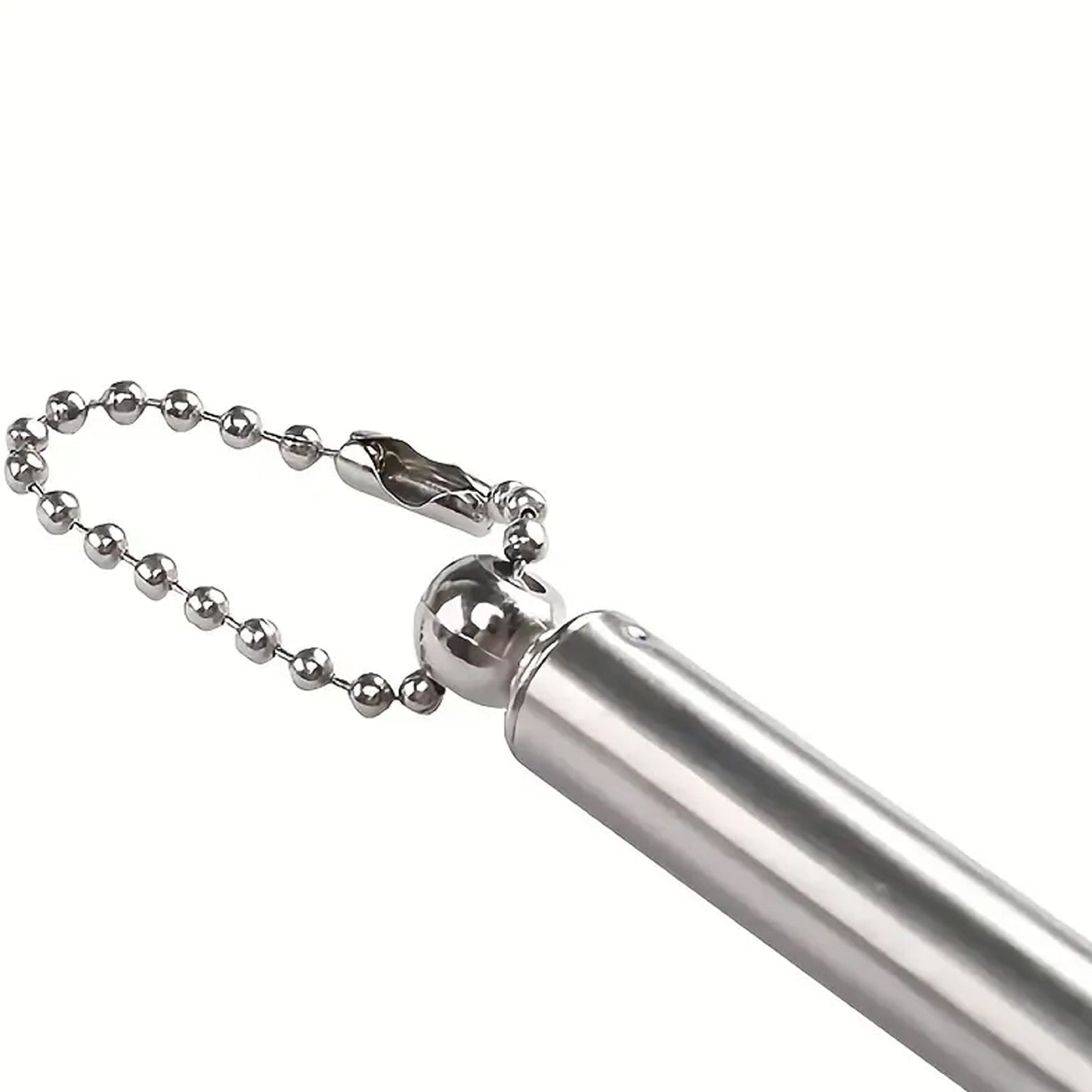 Your Brand retractable metal back scratcher with a durable design and convenient chain for easy use