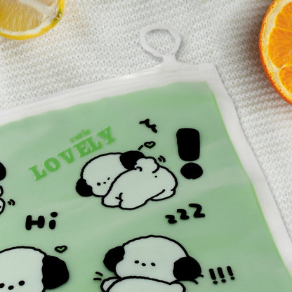 Reusable multipurpose pouch for kids featuring cute cartoon designs and vibrant colors
