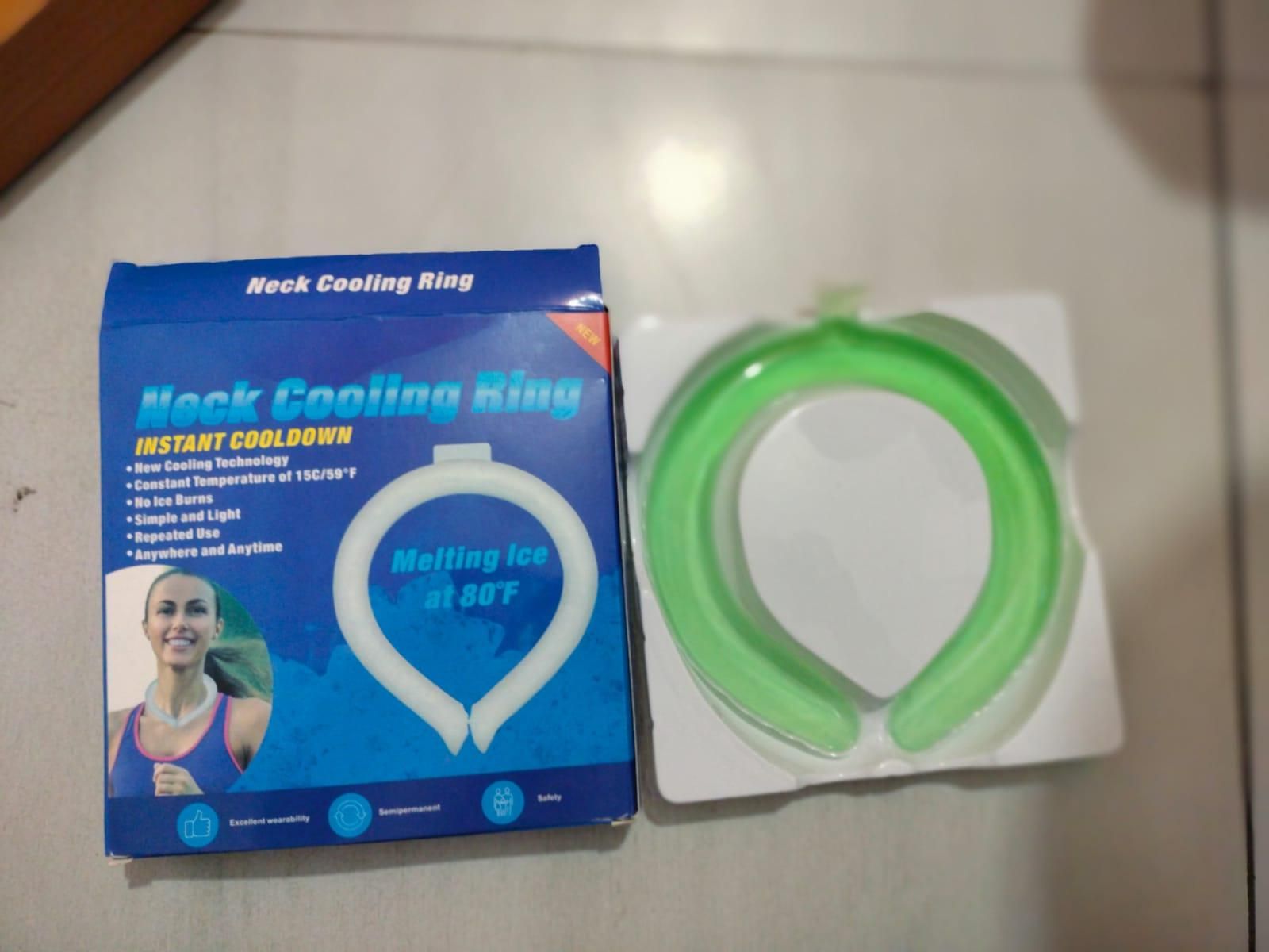 Reusable neck cooling wrap with innovative cooling technology for instant relief and comfort