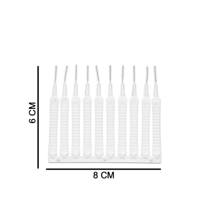 Set of 10 reusable shower nozzle cleaning brush for effective shower maintenance and hygiene