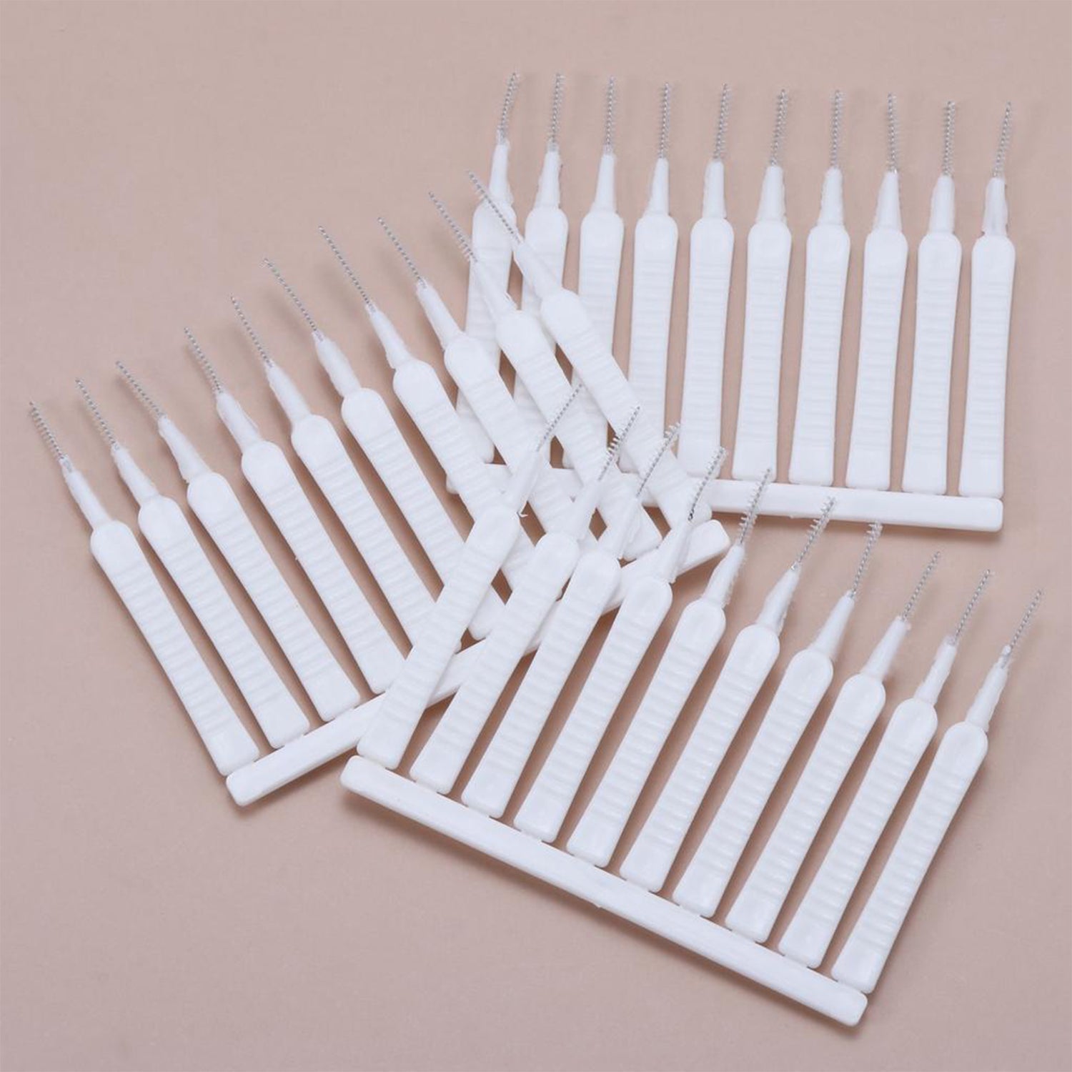 Set of reusable shower nozzle cleaning brushes for effective bathroom maintenance