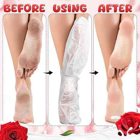 Exfoliating Foot Mask Peel - Rose Extract