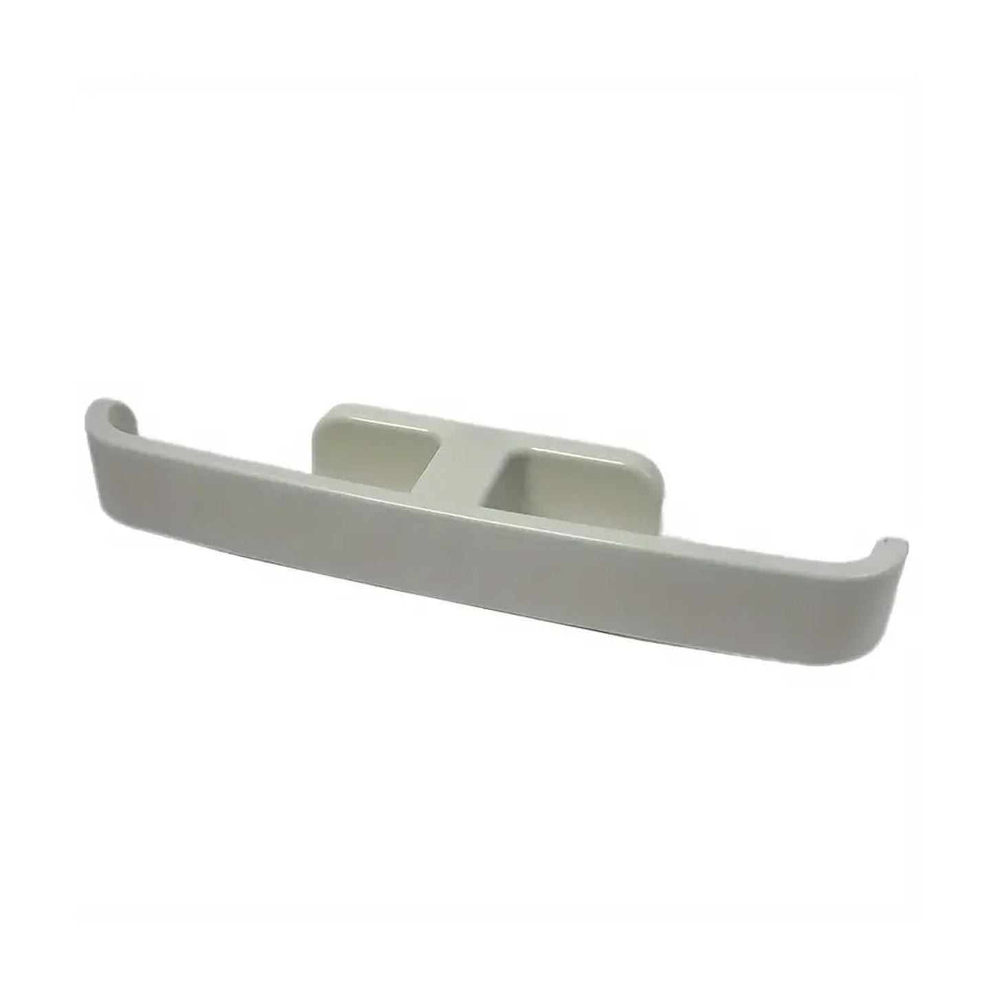 Self adhesive bathroom towel rack in white for easy installation and space-saving organization